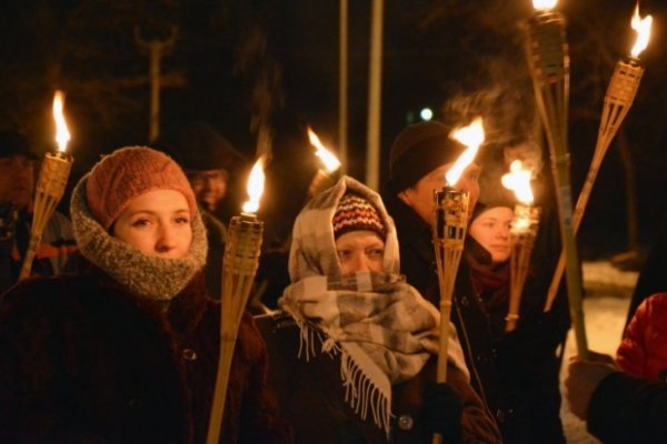 Сегодня в Киев состоится факельный марш почитателей Бандеры - «Новороссия»