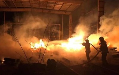 В Киеве горело железнодорожное депо - «Украина»