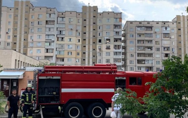 В Киеве пожар на той же улице, где взорвался дом - «Украина»